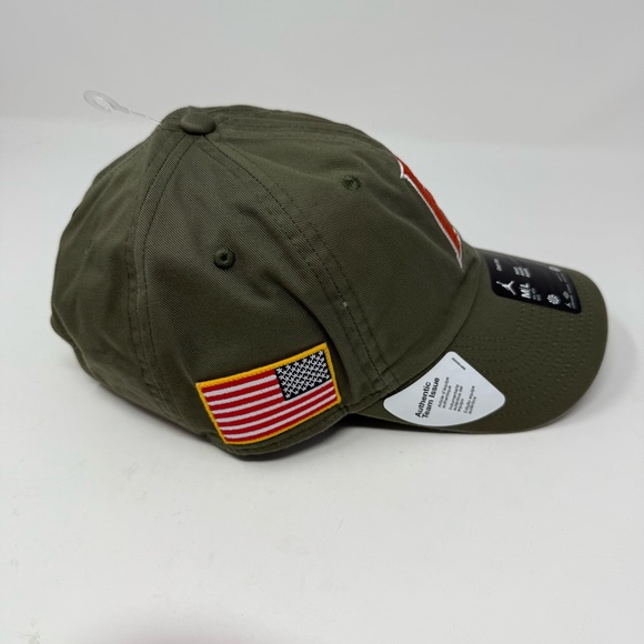 Nike Jordan Florida Gators Hat M/L Green USA Flag On-Field Strapback Club Cap - Picture 6 of 9